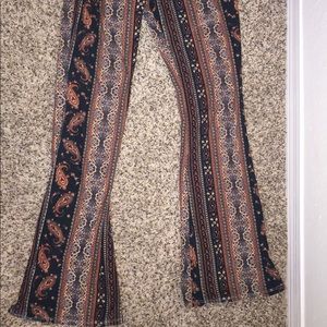 Pattered bell bottoms